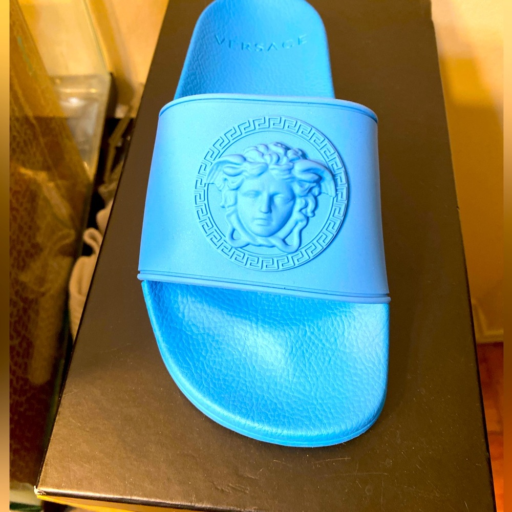 Title: Trendy Kids Versace Slides in Size 37 - Brand New! 100% Authentic